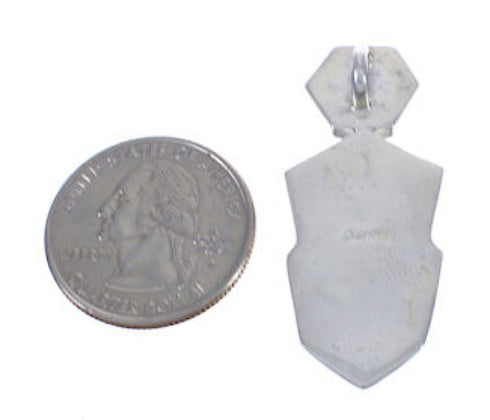 Genuine Sterling Silver Opal Varasite Slide Pendant WX43065